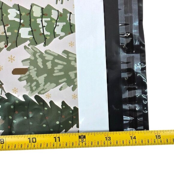 Festive Poly Mailer Bundle 55 Pieces 3 Sizes 9 Designs Including Holidays - Picture 8 of 16